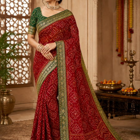 Bandhani Saree